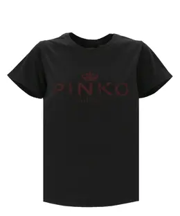 Pinko: Чёрная футболка 