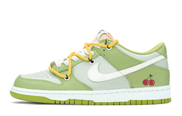 Nike: Зелёные кроссовки  Dunk