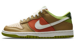 Nike: Зелёные кроссовки  Dunk