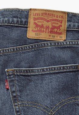 Levi's: Синие джинсы 