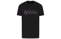 Armani Exchange: Чёрная футболка 