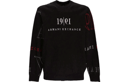 Armani Exchange: Чёрный свитер 