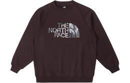 The North Face: Коричневая толстовка 