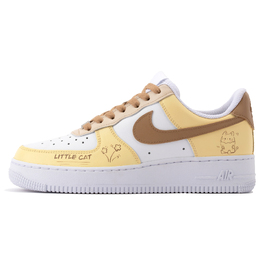 Nike: Жёлтые кроссовки  Air Force 1