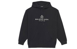 Balenciaga: Толстовка  Paris с карманами