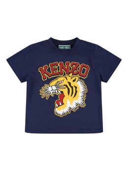 KENZO KIDS: Хлопковая футболка 