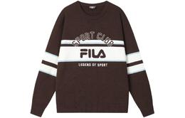 Fila: Коричневый свитер 