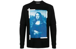 Off-White: Свитшот  Monalisa с принтом