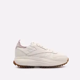 Reebok: Бежевые кроссовки  Classic Leather