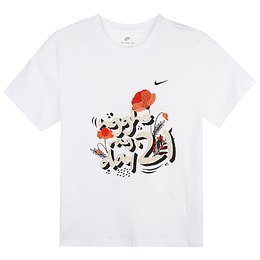 Nike: Белая футболка 