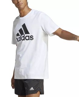 Adidas: Белая футболка  Essentials