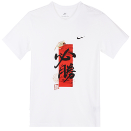 Nike: Белая футболка 