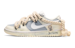 Nike: Серые кроссовки  Dunk