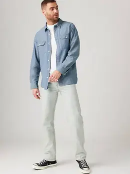 Levi's: Светлые джинсы 