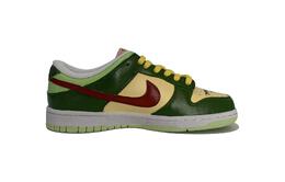 Nike: Жёлтые кроссовки  Dunk