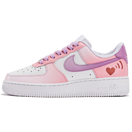 Nike: Розовые кроссовки  Air Force 1