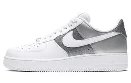 Nike: Серебристые кроссовки  Air Force 1