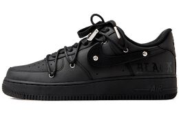 Nike: Чёрные кроссовки  Air Force 1