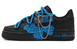 Nike: Чёрные кроссовки  Air Force 1