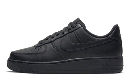 Nike: Чёрные кроссовки  Air Force 1