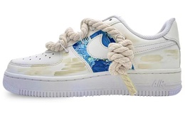 Nike: Белые кроссовки  Air Force 1