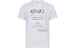 Kenzo: Белая футболка 