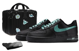 Nike: Чёрные кроссовки  Air Force 1