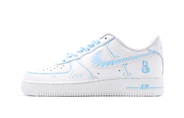 Nike: Голубые кроссовки  Air Force 1