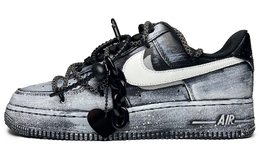 Nike: Чёрные кроссовки  Air Force 1