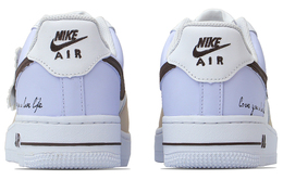 Nike: Фиолетовые кроссовки  Air Force 1