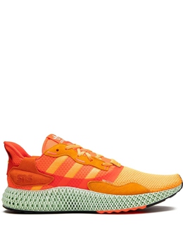 Adidas: Оранжевые кроссовки  ZX 4000 4D