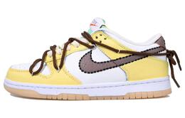 Nike: Жёлтые кроссовки  Dunk