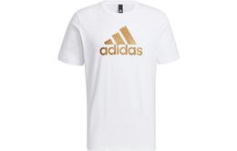 Adidas: Белая футболка 