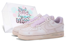 Nike: Розовые кроссовки  Air Force 1
