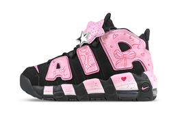 Nike: Чёрные кроссовки  Air More Uptempo