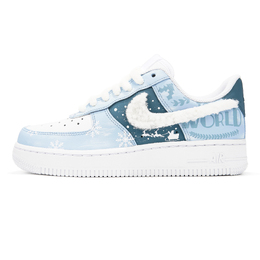 Nike: Голубые кроссовки  Air Force 1