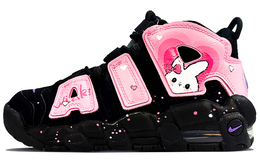 Nike: Розовые кроссовки  Air More Uptempo