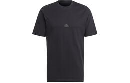 Adidas: Чёрная футболка 