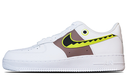 Nike: Зелёные кроссовки  Air Force 1