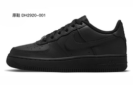 Nike: Чёрные кроссовки  Air Force 1