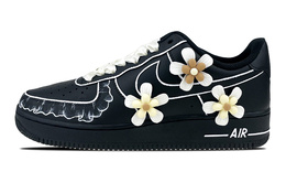 Nike: Чёрные кроссовки  Air Force 1