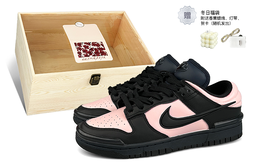 Nike: Чёрные кроссовки  Dunk