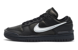 Nike: Чёрные кроссовки  Dunk