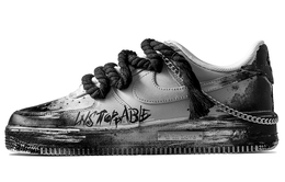 Nike: Чёрные кроссовки  Air Force 1