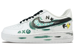 Nike: Чёрные кроссовки  Air Force 1