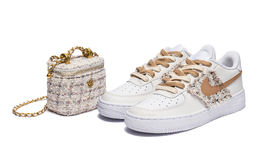 Nike: Коричневые кроссовки  Air Force 1