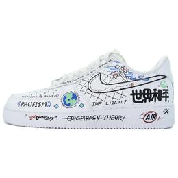 Nike: Белые кроссовки  Air Force 1