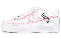 Nike: Розовые кроссовки  Air Force 1