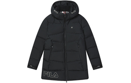 Fila: Чёрный пуховик 