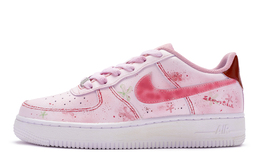 Nike: Розовые кроссовки  Air Force 1